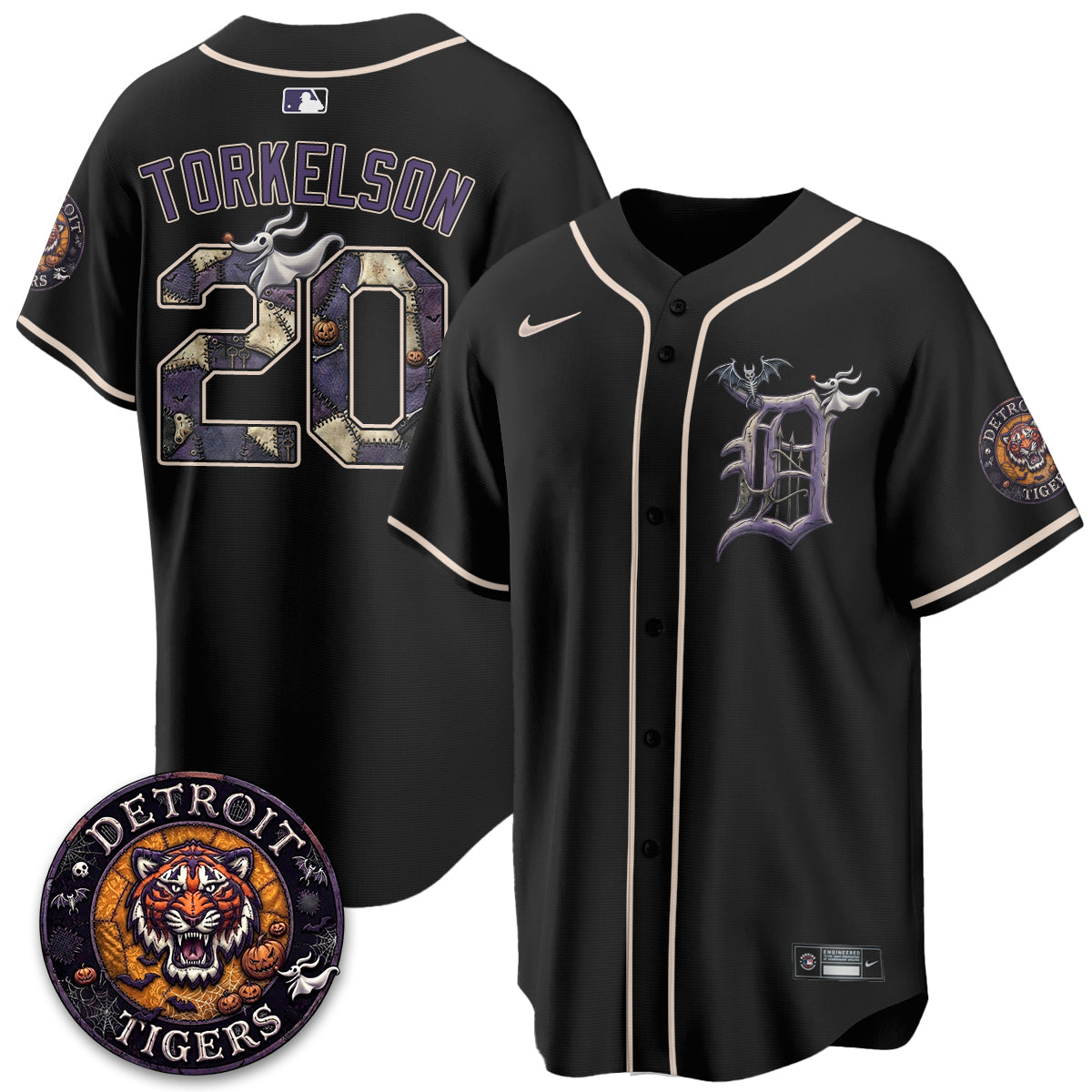 DET Nightmare Edition Vapor Limited Jersey - Stitched