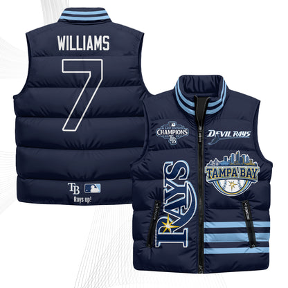 TB "Devil Rays" Puffer Vest - Printed
