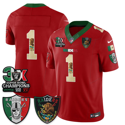 LVR 3X Champs Mexico Edition Vapor Jersey - Stitched