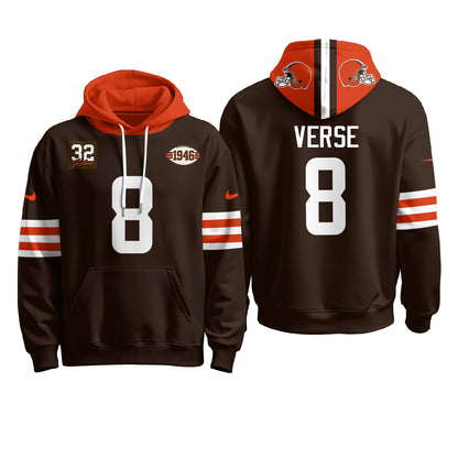 CLE 1946 Anniversary Patch Hoodie - Stitched