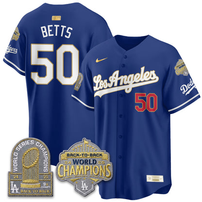 LAD Gold Collection Vapor Limited Jersey - 9x & B2B Champs - All Stitched