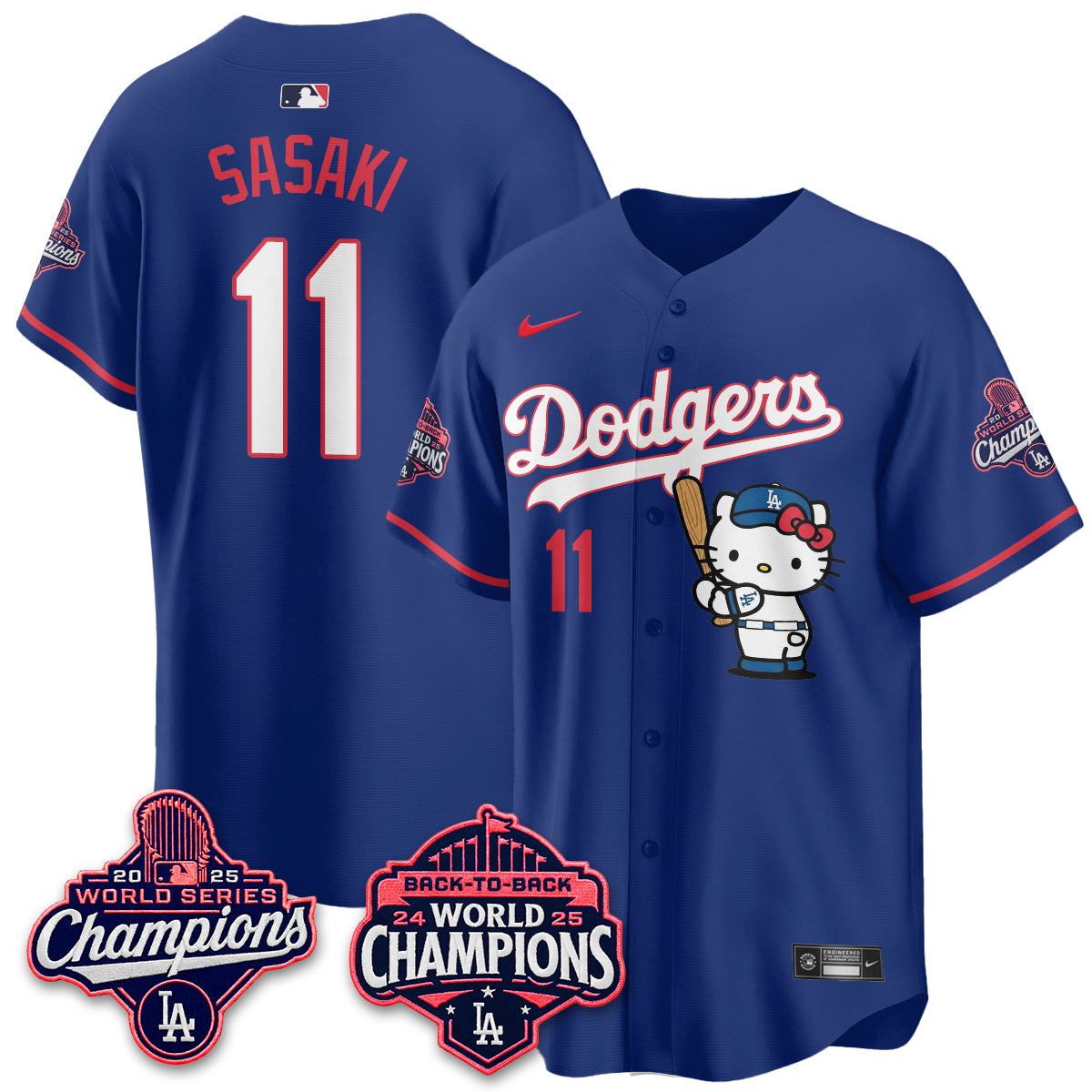 LAD x Hello Kitty Night 2026 Vapor White Jersey - All Stitched