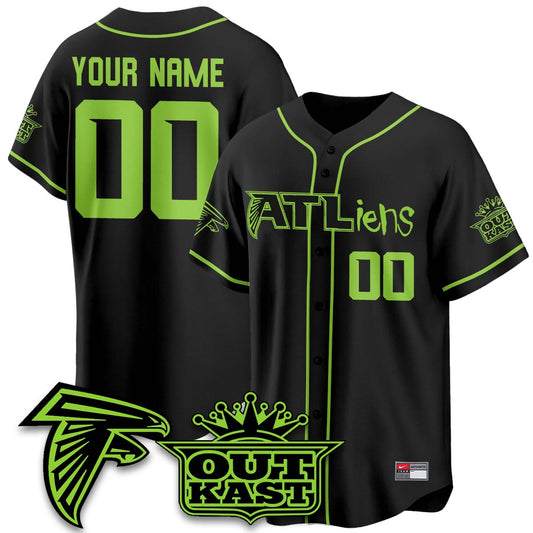 ATL 30th Anniversary ATLiens Baseball Custom Vapor Jersey - Stitched