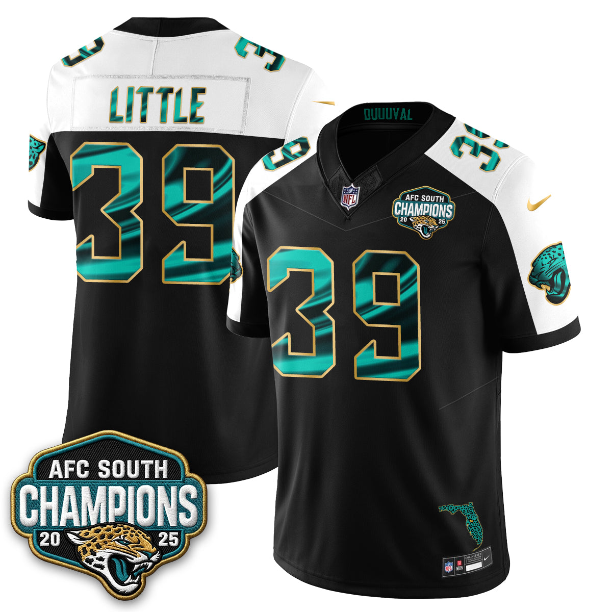Jacksonville Jaguars Fangear Edition Vapor Jersey - Stitched