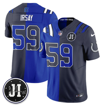Indianapolis Colts 2026 Rivalries Split Vapor Jersey - Stitched