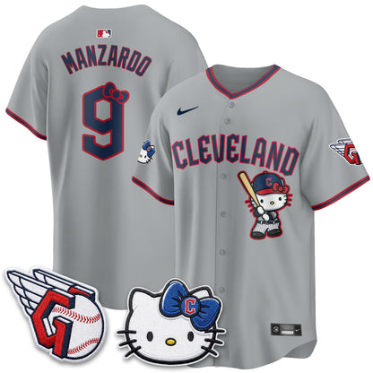 Cleveland Guardians x Meow KT Vapor Jersey - Stitched