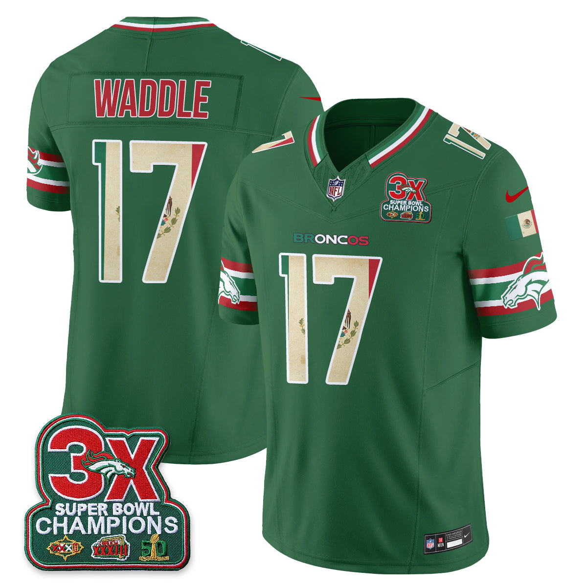 DEN Mexico Edition Vapor Jersey - Stitched