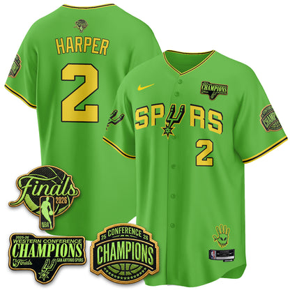 San Antonio Spurs 2026 Basketball Alien Style Vapor Jersey - Stitched