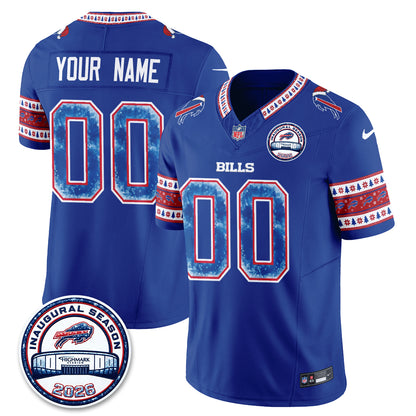 BUF Xmas Edition Vapor Custom Jersey - Stitched