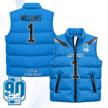 DET Xmas 2026 Rivalries Puffer Vest - Printed