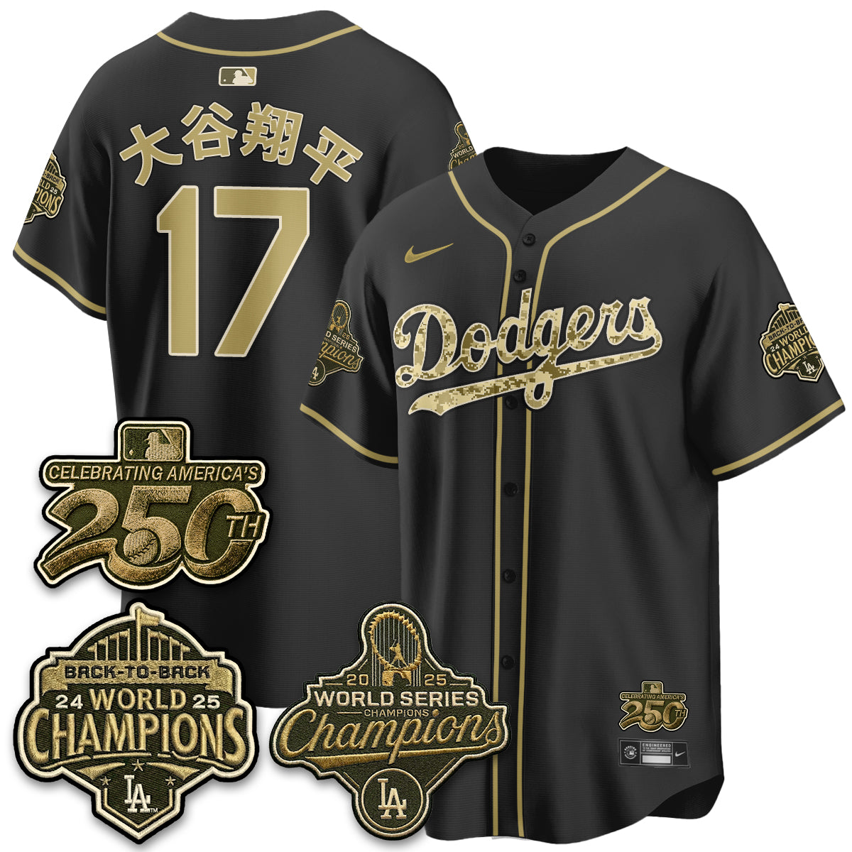 LAD Military Appreciation Game Day Jersey -All Stitched