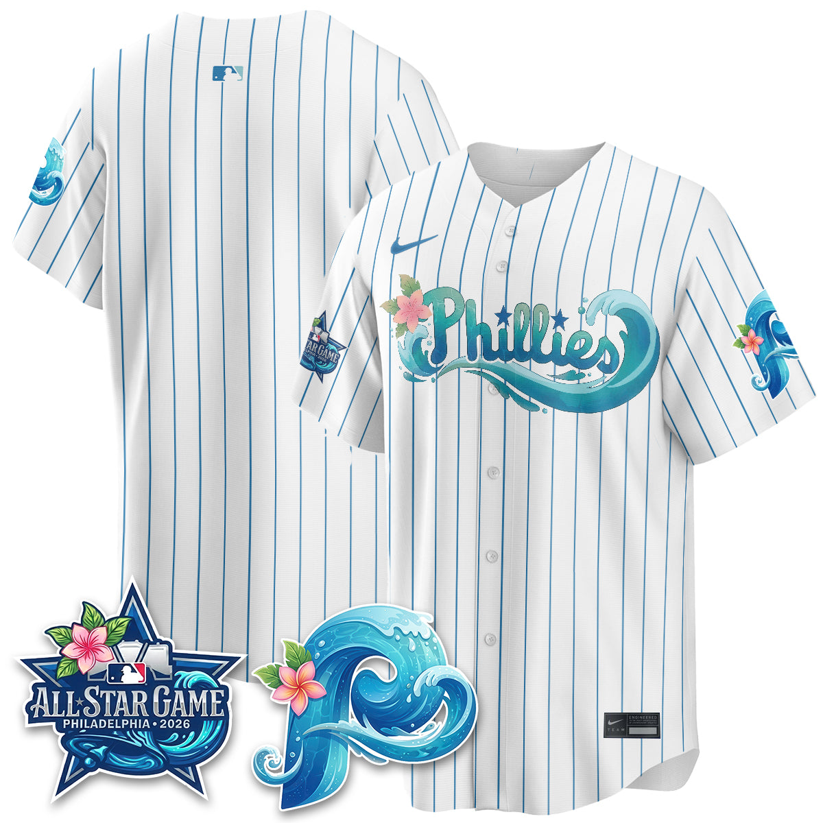 Philadelphia Phillies Aloha Spirit Vapor Limited Jersey - Stitched