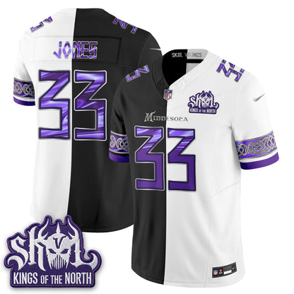 Minnesota Vikings Warrior Split Edition Vapor Jersey - Stitched