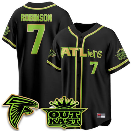 ATL 30th Anniversary ATLiens Baseball Vapor Jersey - Stitched
