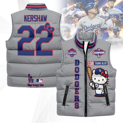 LAD x Meow KT Puffer Vest - Printed