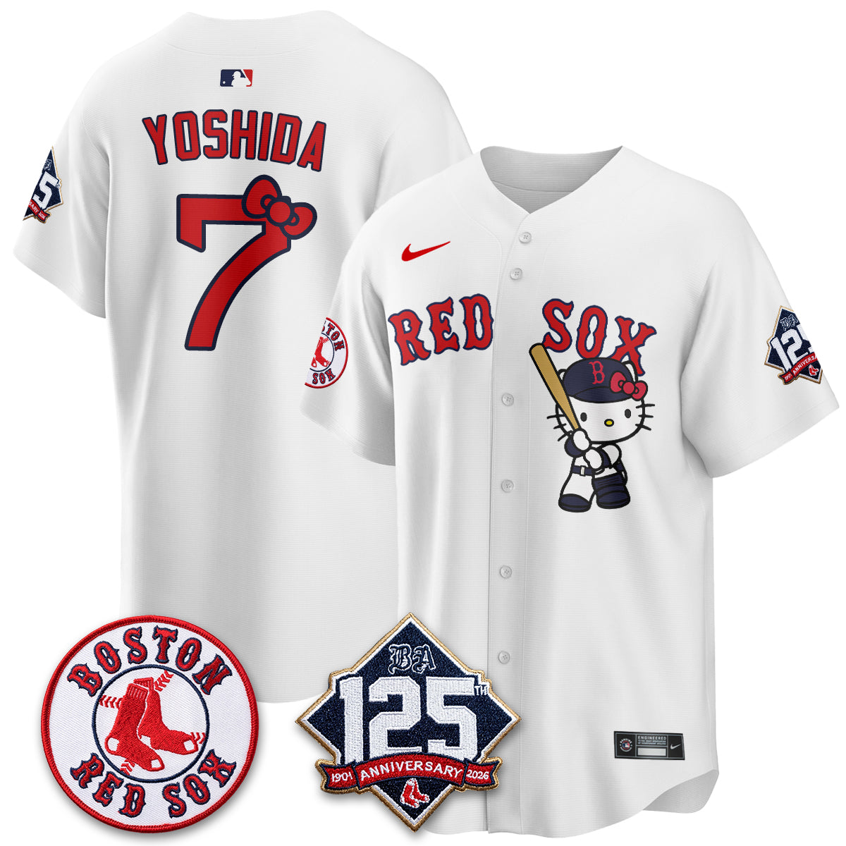 Boston Red Sox x Meow KT Vapor Limited Jersey - Stitched