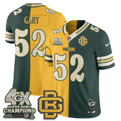 Green Bay Packers Rivalries Split Edition Vapor Jersey - Stitched