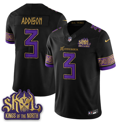 MIN  Warrior Skol Patch Vikings Font Edition  - Stitched (2)