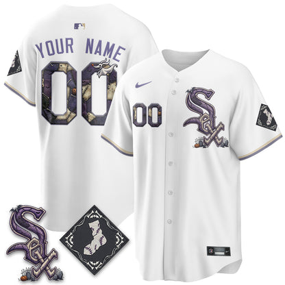 Chicago White Sox Nightmare Edition Vapor Custom Jersey - Stitched