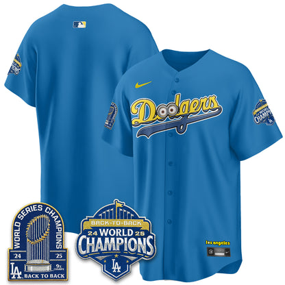Los Angeles Dodgers x Yellow Capsules Vapor Jersey - Stitched