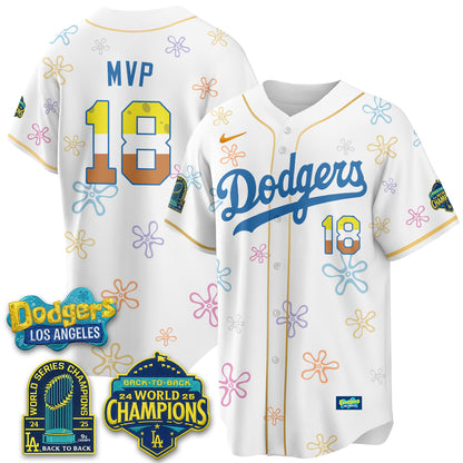 Los Angeles Dodgers x SBSP Vapor Jersey - Stitched