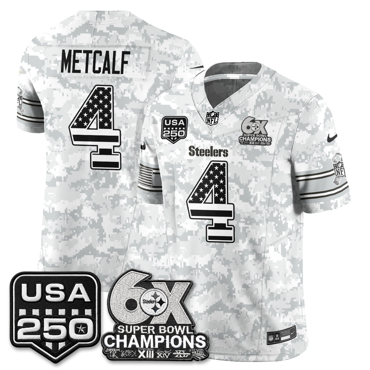 Pittsburgh Steelers 2026 Salute to Service Edition Vapor Jersey - Stitched