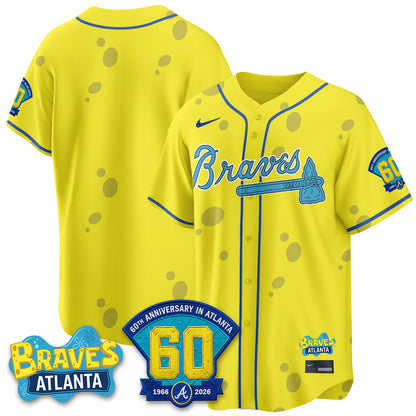 Atlanta Braves x SBSP Limited Vapor Jersey- Stitched
