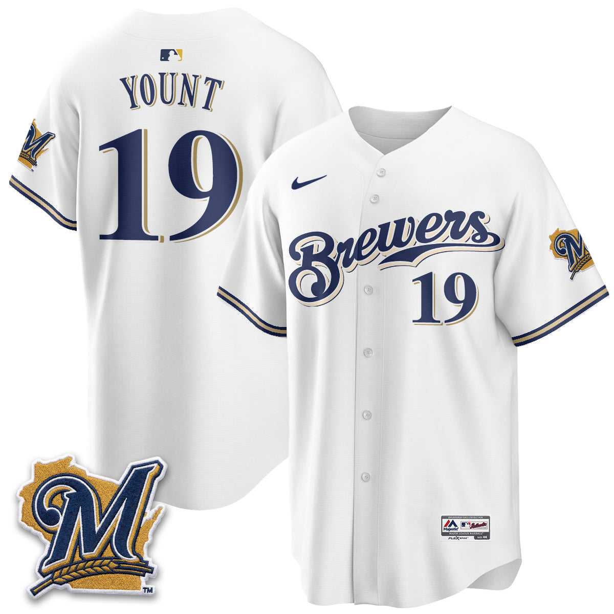Milwaukee Brewers "Legacy Edition" Vapor Jersey - Stitched