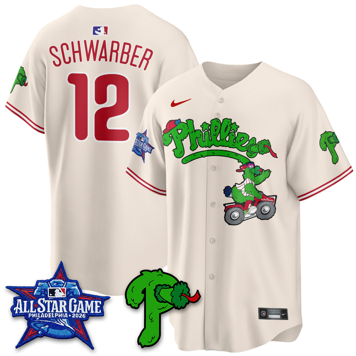 Philadelphia Phillies Phanatic Vapor Limited Jersey V2- Stitched