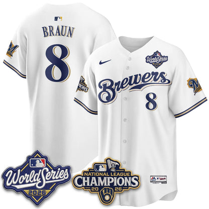 MIL 2026 NL Champions Throwback Jersey - Stitched