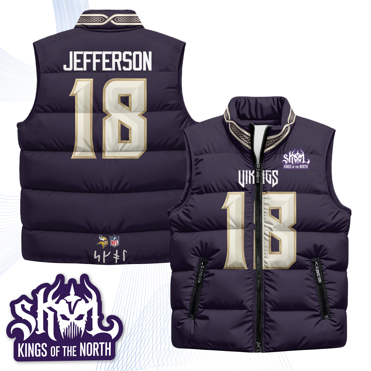 MIN 2026 Rivalries Puffer Vest - Printed