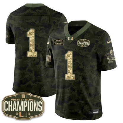 MIA 2026 Salute to Service Vapor Jersey - Stitched