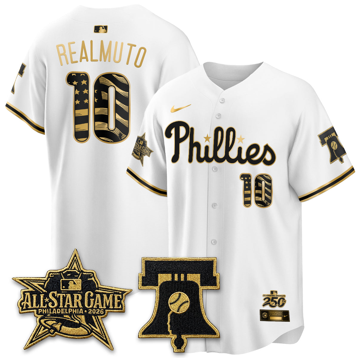 PHI Fourth of July USA Vapor Limited Jersey - Stitched