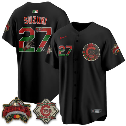 CHC A Nightmare on Wrigley Field Edition Vapor Jersey - Stitched