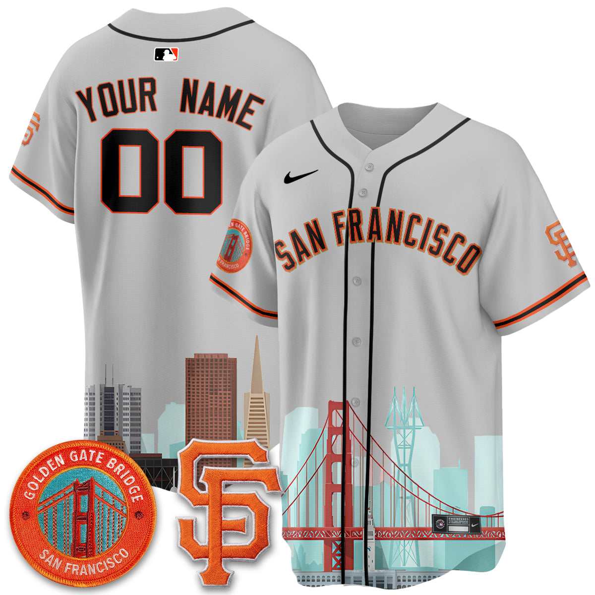 SF SF City Edition Vapor Custom Jersey - Stitched