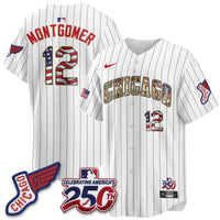 White Pinstripe