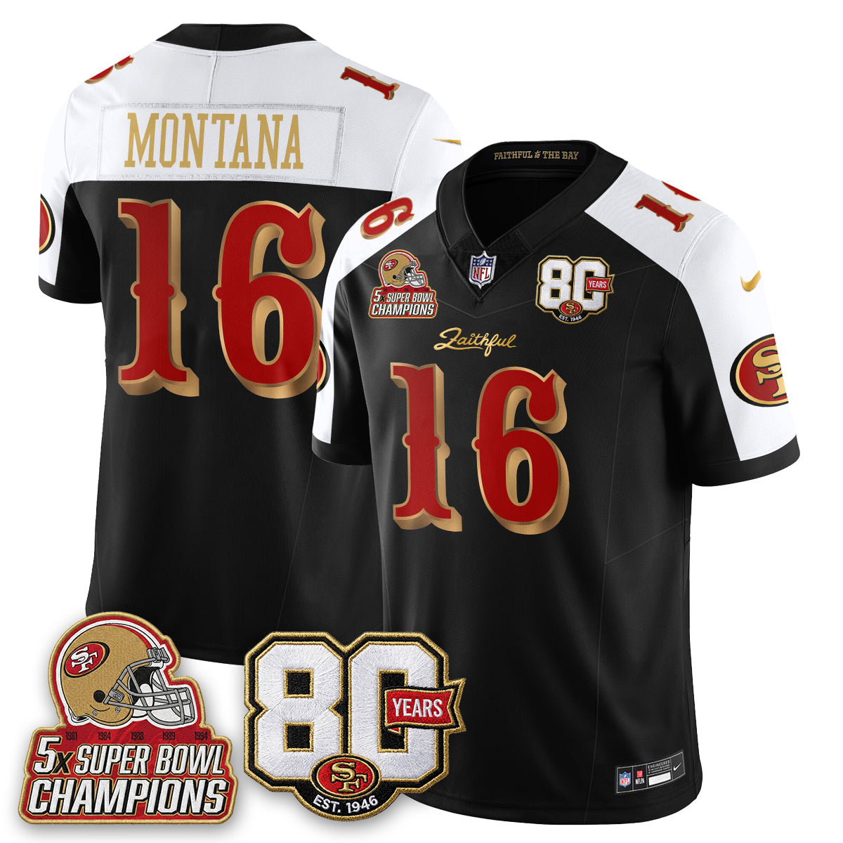 SF 80 Years & 5X Champs Rivalries Edition - Stitched (2)