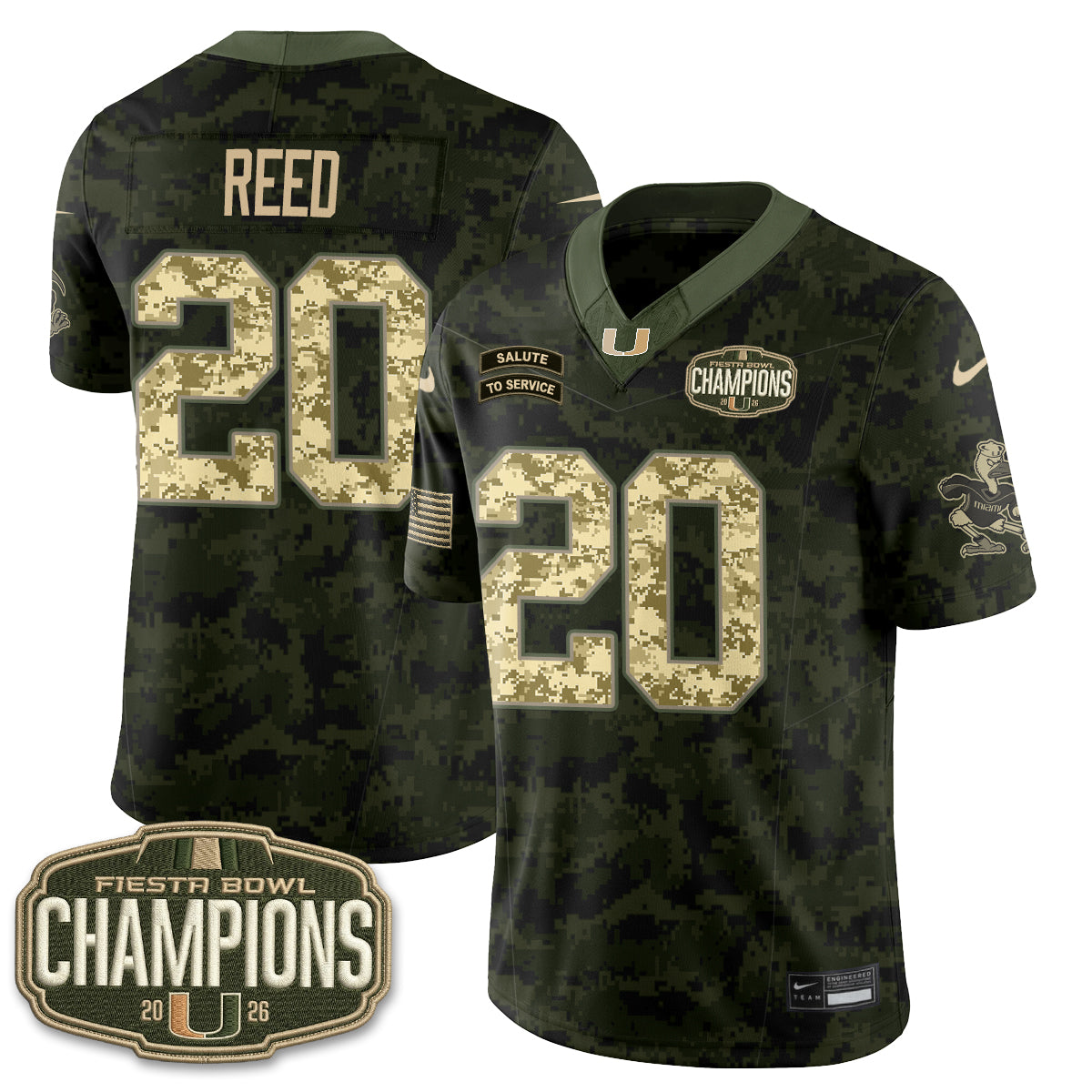 MIA 2026 Salute to Service Vapor Jersey - Stitched