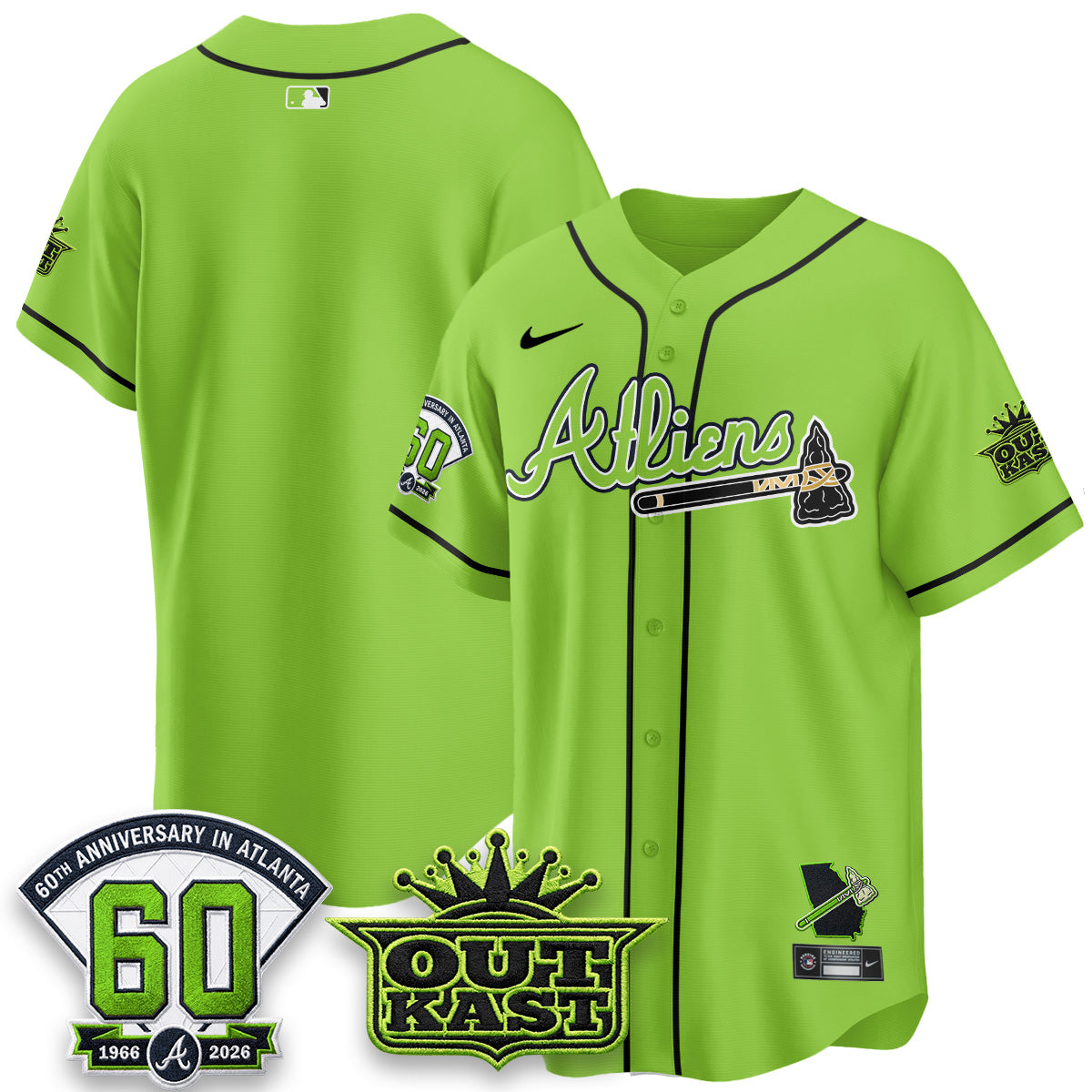 ATL x Outkast Atliens Vapor Jersey - Stitched