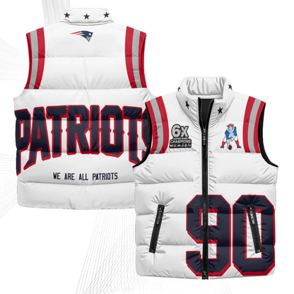 NE Rivalries Puffer Vest - Printed