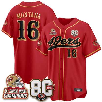 SF 80 Years & 5X Champs Limited Edition - Stitched