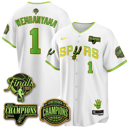 San Antonio Spurs 2026 Basketball Alien Style Vapor Jersey - Stitched
