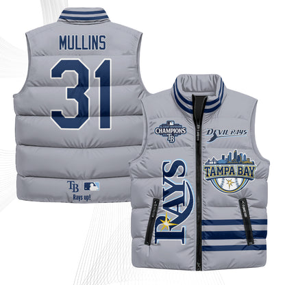 TB "Devil Rays" Puffer Vest - Printed