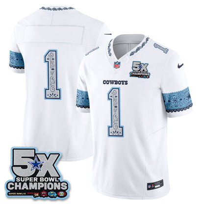 Dallas Cowboys 2026 Hispanic Month Edition Vapor Jersey - Stitched