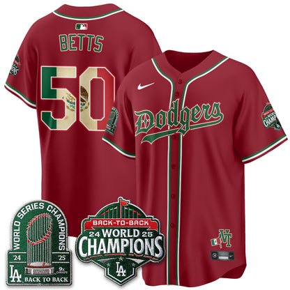 Los Angeles Dodgers x Mexico Style Vapor Jersey - Stitched