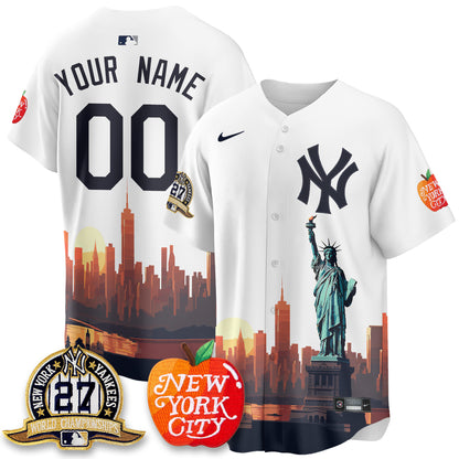 NYY City Edition Vapor Custom Jersey - Stitched
