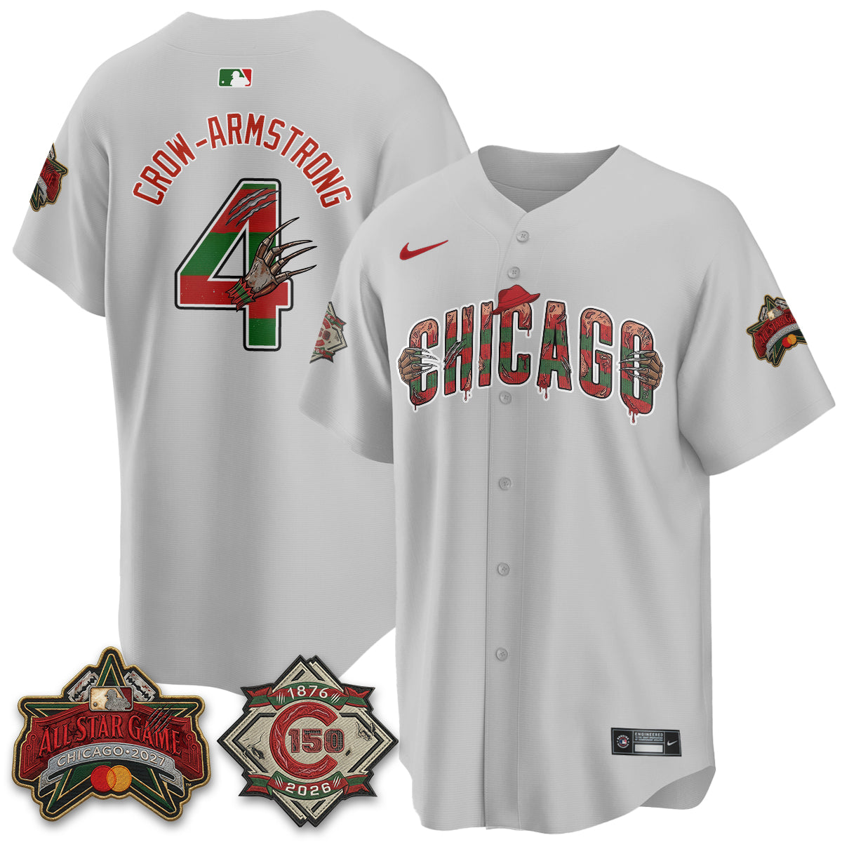 CHC A Nightmare on Wrigley Field Edition Vapor Jersey - Stitched