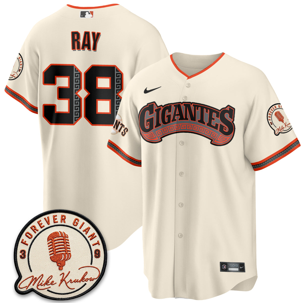 SF Mike Krukow Vapor Jersey - Stitched