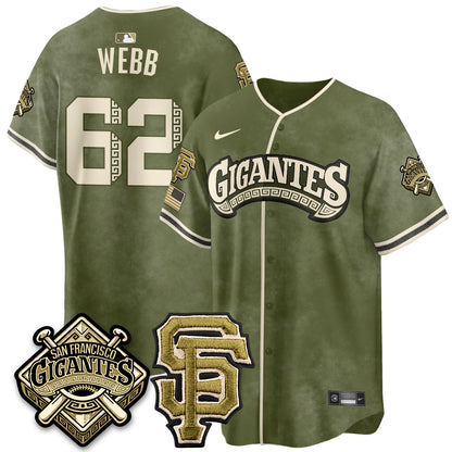 SF New Era Olive 2026 Armed Forces Day Jersey - All Stitched