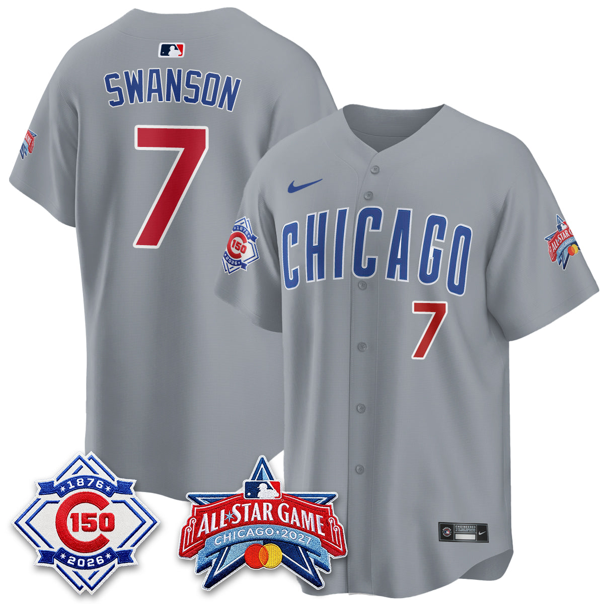 Chicago Cubs 2027 All Star Game Vapor Limited Jersey - Stitched